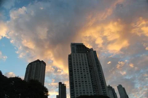 Buenos aires clouds Stock Photos