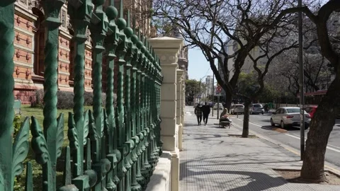 Buenos Aires friends walking Stock Footage 208862022