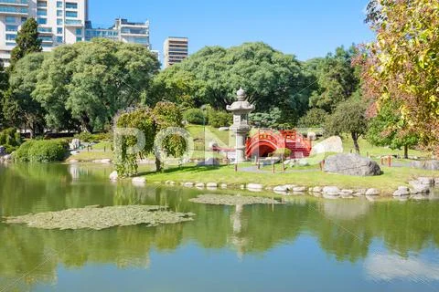 Buenos Aires Japanese Gardens Stock Photos