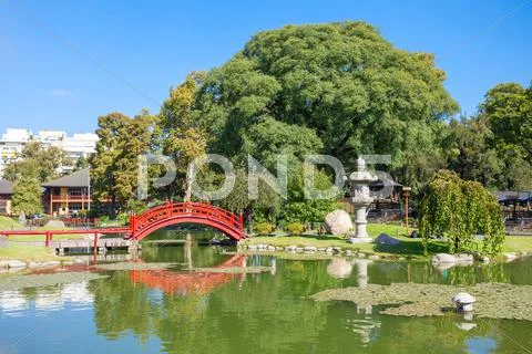 Buenos Aires Japanese Gardens Stock Photos
