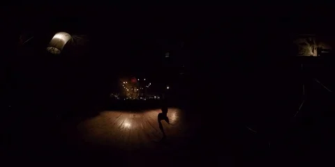 Buenos Aires Tango Dancing Cathedral 360 VR Stock Footage 91997905