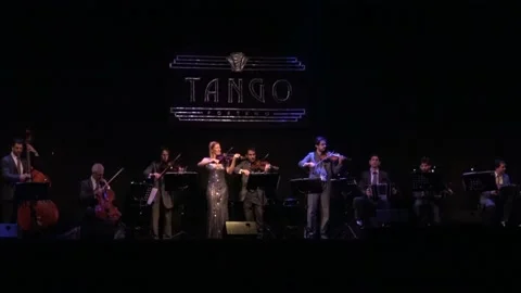 Buenos Aires tango orchestra Stock Footage 143374577