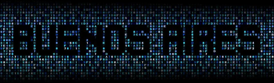 Buenos Aires text on hex code illustration Stock Illustration