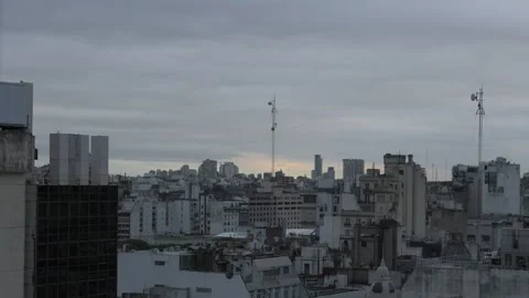 A Buenos Aires time lapse. Stock Footage 156680429
