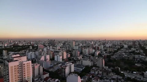 Buenos Aires timelapse Stock Footage 77045585