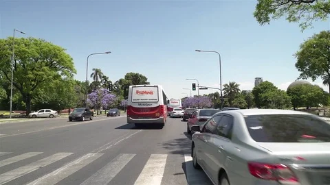 Buenos Aires traffic  Stock-Footage 71322452