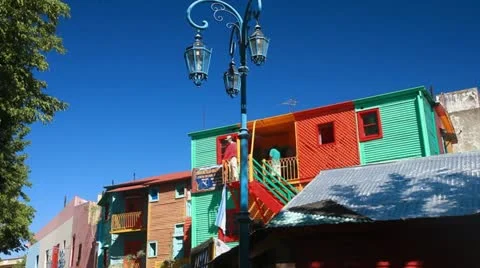 BuenosAires caminito Stock Footage 12756399
