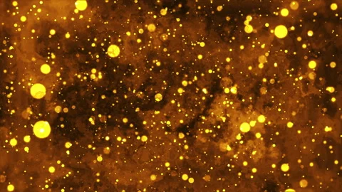 Buetiful orange color particle animate background Stock Footage 244854069