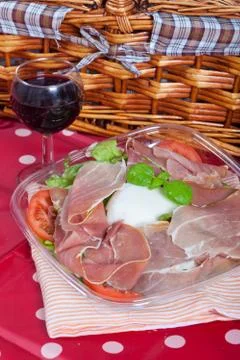 Bufala mozzarella salad Stock Photos