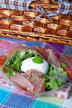 Bufala mozzarella salad Stock Photos