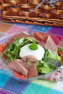 Bufala mozzarella salad Stock Photos