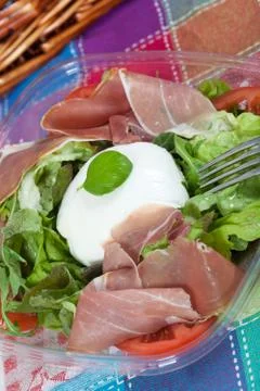 Bufala mozzarella salad Foto stock