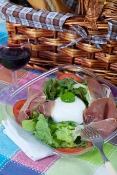 Bufala mozzarella salad Stock Photos