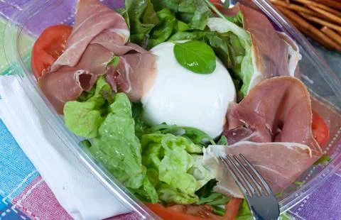Bufala mozzarella salad Stock Photos