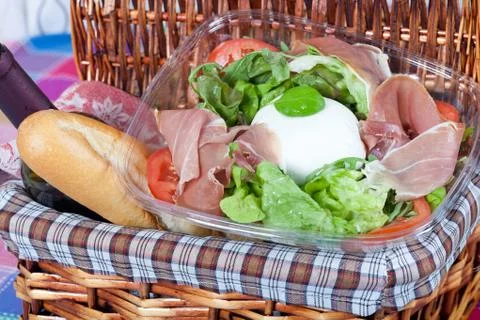Bufala mozzarella salad Foto stock