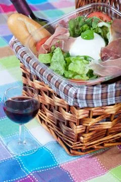 Bufala mozzarella salad Stock Photos