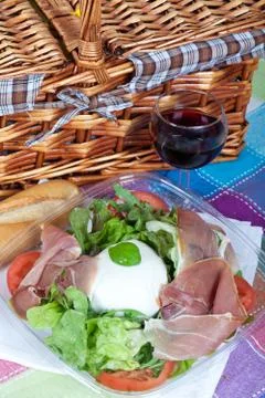 Bufala mozzarella salad Stock Photos