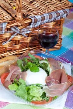 Bufala mozzarella salad Stock Photos