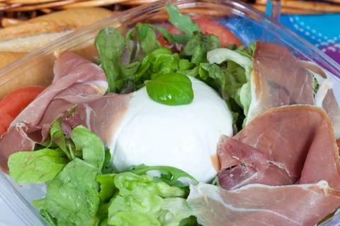 Bufala mozzarella salad Stock Photos