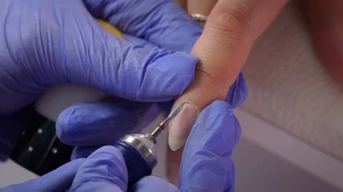 Buff for nails cleaning Stock Footage 103830749