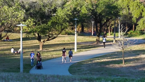 Buffalo Bayou Park 스톡 동영상 132016197