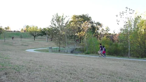 Buffalo Bayou Park 스톡 동영상 132016736