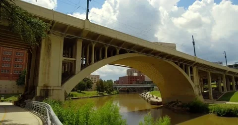 Buffalo Bayou Park 스톡 동영상 140343377