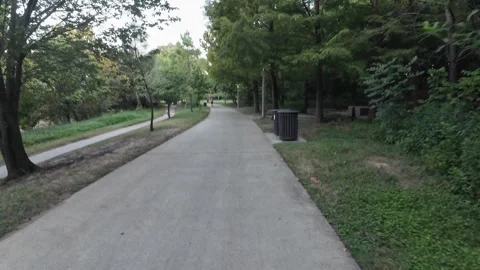 Buffalo Bayou Trail Hyperlapse Stock Footage 318854896