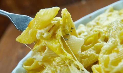 Buffalo Chicken Pasta Bake Fotos Stock