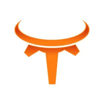 Buffalo Engineering Symbol Logo Design Stock Illustration