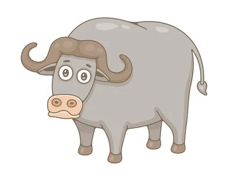 Buffalo icon Stock Illustration
