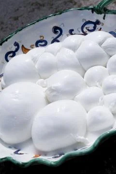 Buffalo mozzarella Stock Photos
