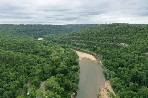 Buffalo River Foto stock