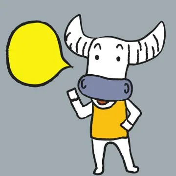 Buffalo said Stock Illustration