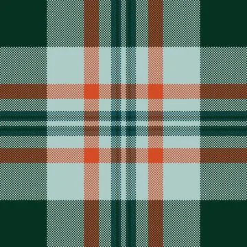 Buffalo texture seamless check, network pattern vector textile. Anniversary.. Stock Illustration