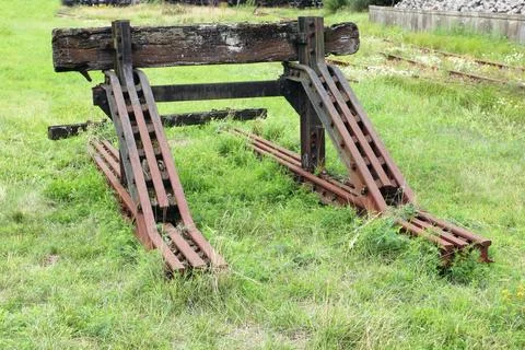 Buffer stop Stock Photos