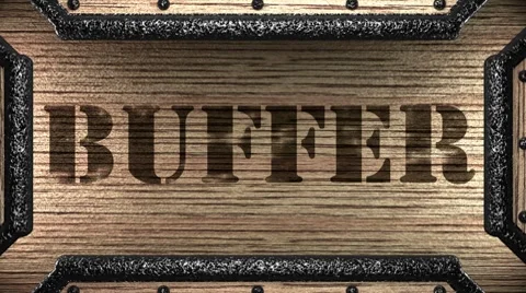Buffer on wooden stamp Vídeos de archivo 8648271