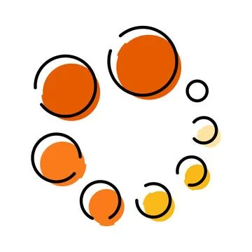 Buffering digital content process progress bar loading Stock Illustration