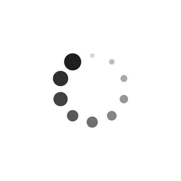 Buffering icon vector Stock Illustration