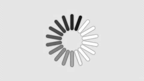 Buffering Internet Loading Rounded Lines Icon Animation Looping Video Stock Footage 346402235