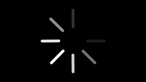 Buffering Loading Symbol - loop Stock Footage 309403514