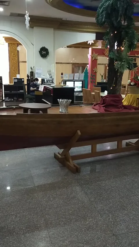 Buffet Boat at Hotel Stock Footage 228933127