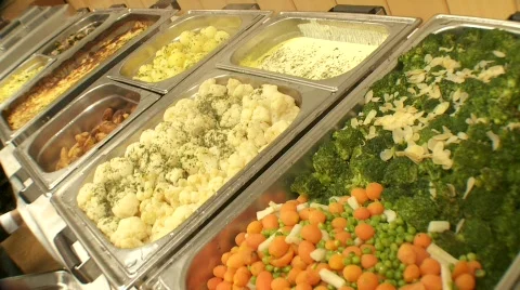 Buffet with cauliflower Stock Footage 492190