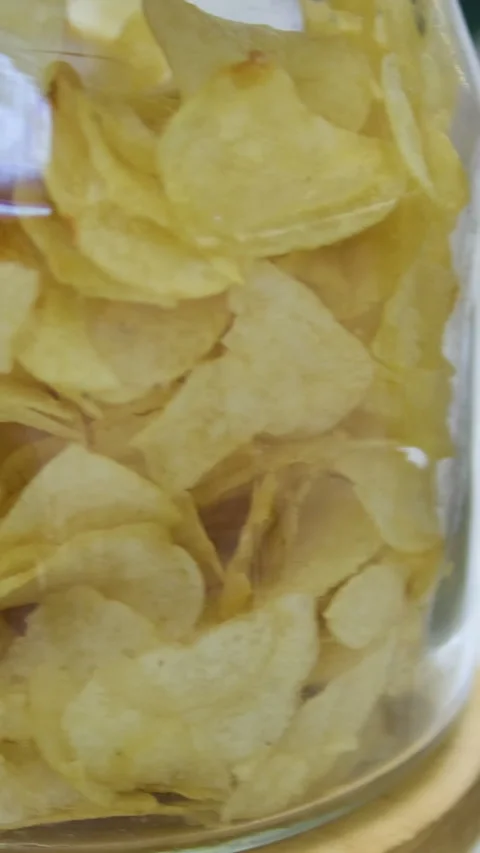 Buffet chips peanuts cookies festive snacks to beer buffet.different assortment Video stock 318000428