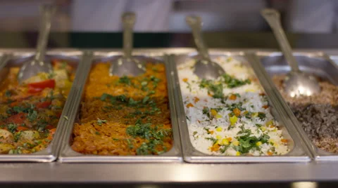 Buffet food Stock Footage 63836691