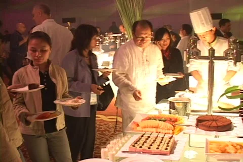 Buffet Stock Footage 288977