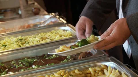 Buffet Stock Footage 10872602