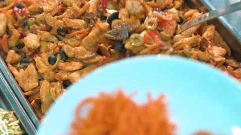 Buffet Stock-Footage 134469428
