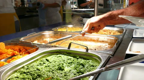 Buffet hotel restaurant Stock Footage 67262515