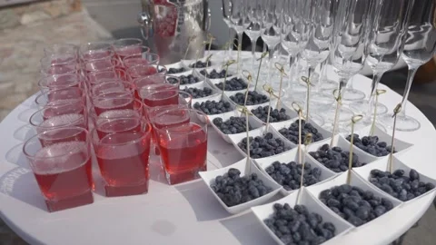 Buffet in nature Stock Footage 170527966